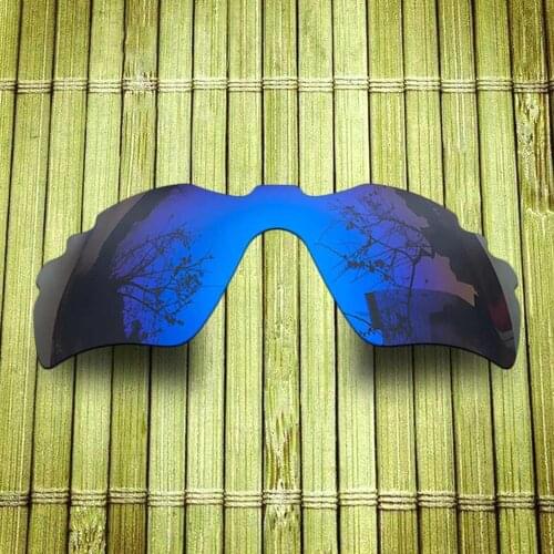 Polarized Replacement Lense For-Oakley Radar Path Vented Sunglasses Frame True Color Mirrored Coating - Violet Color Available