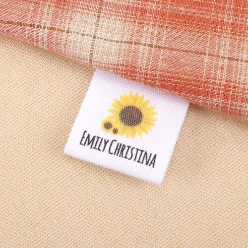 Custom Labels, Cotton Label, Fabric Labels, Sewing in Labels, Printing tags, Personalized Tags, Sew on Labels (MD1190)