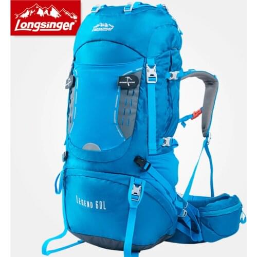 Outdoor backpack professional mountaineering bag 60l65l70l vlsivery large capacity travel backpack