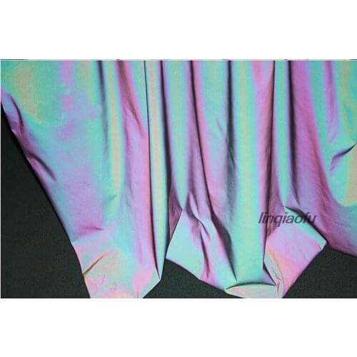 Night Northern Light Reflective Fabric Laser Magic Fabric Vibrating decorative dress national costume fabric