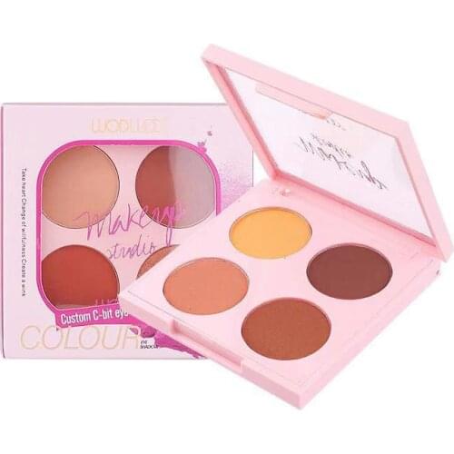 Light And Shadow Galaxy Four Color Eyeshadow Plate Pearl Matte Highlight Waterproof Long-lasting Pearlescent Matte Eyeshadows