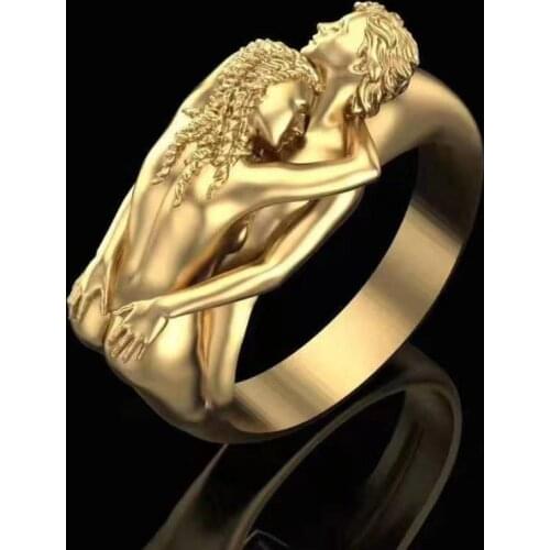 Lovers' Ornaments Accessories European and American Fashion Rings Male and Female Characters Couple Rings Love Series