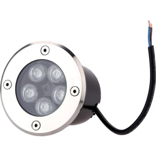 Waterproof led light garden underground 1W 3W 5W IP65 Outdoor Buried Garden Path Spot Recessed Inground Lighting