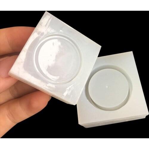 Mirror self-made small round box handmade silicone mold 16102