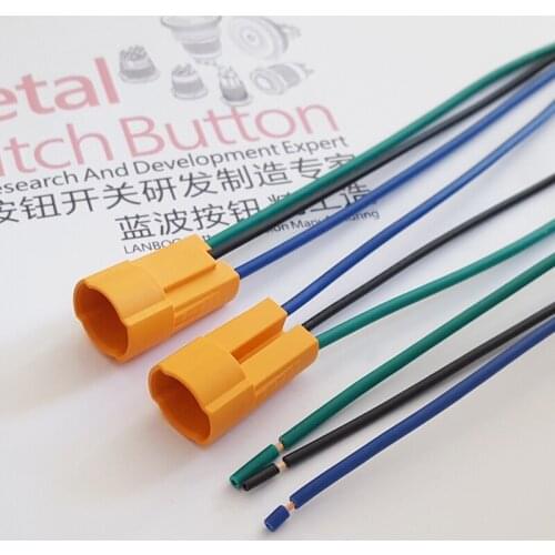 6pcs 16B19B connector for high current switch connector plug, socket and belt 150mm