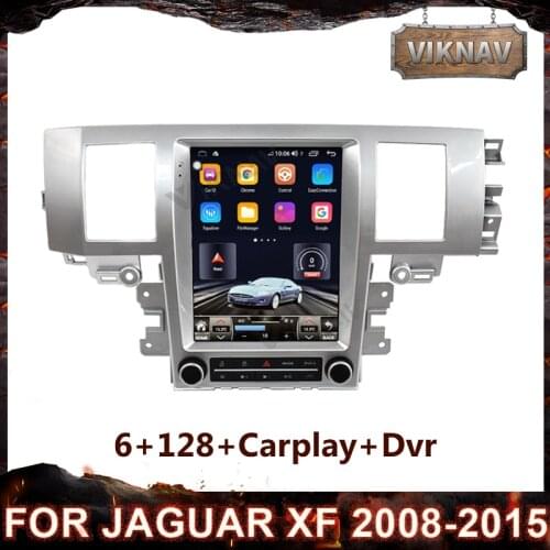 Android 128G For Jaguar XF 2008-2015 Car DVD GPS Navigation Auto Radio Stereo Multimedia Player Head Unit Tape Recorder 2 din