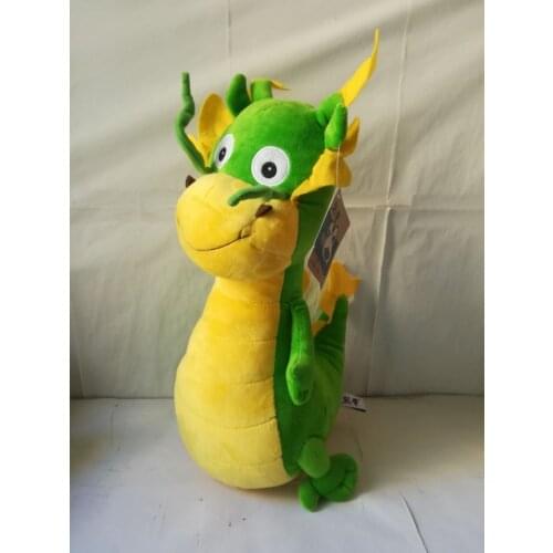 Large 40cm cute cartoon dragon plush toy Chinese tranditional mascot dragon soft doll pillow ,birthday gift b1828