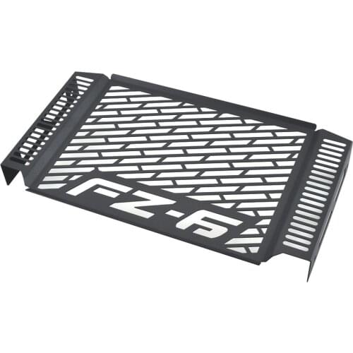 Black Radiator Grille Cover For Yamaha FZ6 FAZER 2007-2010 Stainless Steel Motorcycle Protection Guard