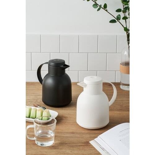 European style insulation pot with glass liner classic household thermos student dormitory large capacity 1.5