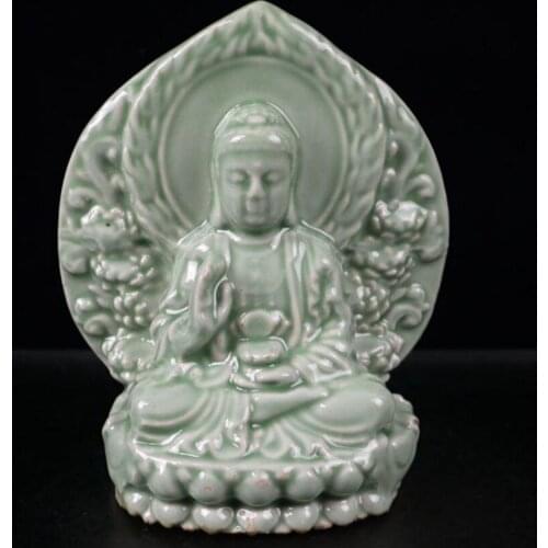 China ceramic Tathagata Buddha crafts statue