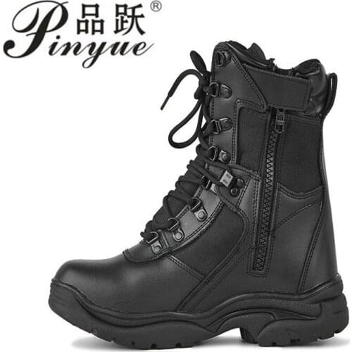 Leather Tactical Desert Combat Boats Mens Special Force Outdoor Shoes Special forces tactical boots