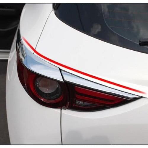 Car rear light cover,auto tail light trim for Mazda CX-5 2017-2021 , abs chrome,auto accessories,2pcs