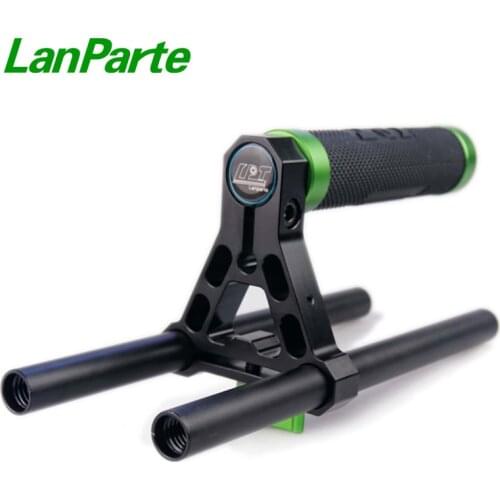 Lanparte 15mm Top Handle with Double Rod Clamp for DSLR Camera