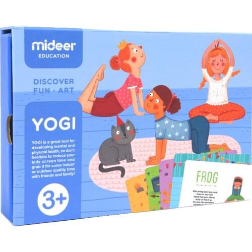 Mideer Children Educational Yoga Cognitive montessori Educational Paper Card Toys