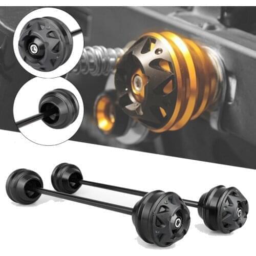 MTKRACING Front and Rear Axle sliders Fork wheel protection Crash pad kit For HONDA Xadv750 XADV X-ADV 750 2017 2018 2019 2020