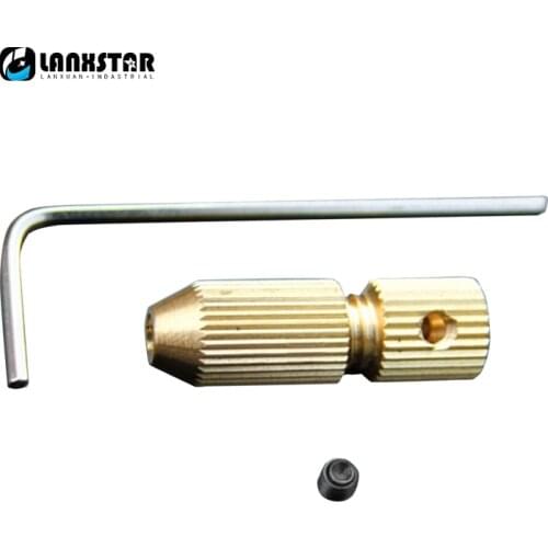 Multi Clamp Drill Chuck Brass Chuckcore Micro Drill Twist Drill-chuck Self Tightening Fit 2mm 2.3mm 3.17mm Motor Shaft Chucks
