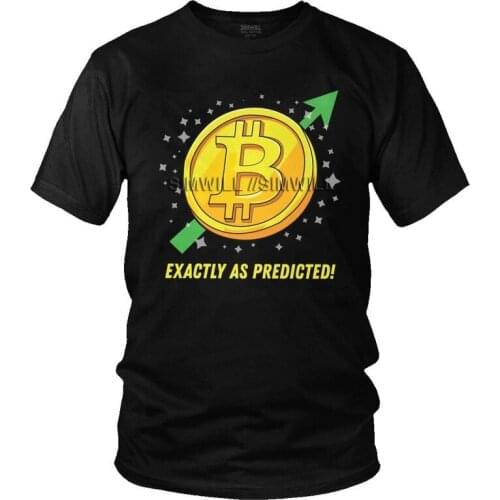 Male Bitcoin BTC Crypto Currency T-Shirt Streetwear Cryptocurrency Blockchain Fans Tshirt Short Sleeve T Shirt Cotton Tee Gift