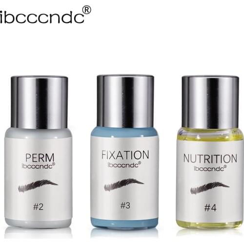 Eye Brow Lamination Kit Eyebrow Perm Lotion Eye Brow Lifting Semi-permanet Beauty Salon Brow Lift Perming Nutrition 5ml Home Use