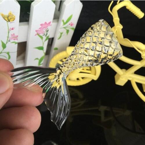 2017 New 1pcs Fishtail Liquid silicone mold DIY resin jewelry pendant lanugo mold resin molds for jewelry