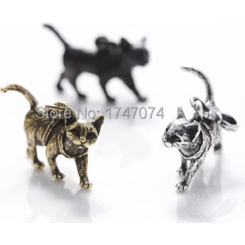 New hippie Retro cat necklace Fashion animal Pendant jewelry