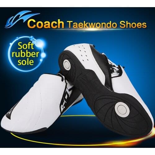 2016 new brand Child Adult PU leather Breathable Wear-resistant Taekwondo shoes kicking boxing Shoes karate Shoes