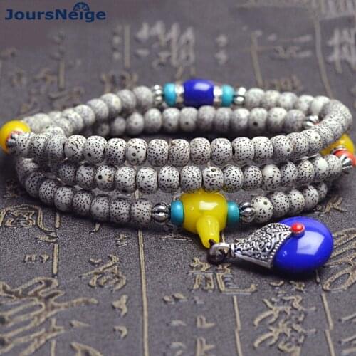 Wholesale JoursNeige Xingyue Bodhi 108 Buddha Beads Bracelets High density Necklace Prayer Japa Mala Hand String Jewelry