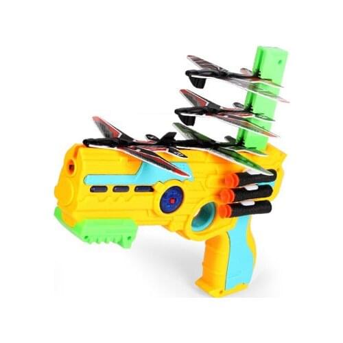 Airplane Launcher Bubble Catapult Plane Toy Safe Portable Non-Toxic Airplane Catapult Gun Shooting Game Outdoor Sport Toys