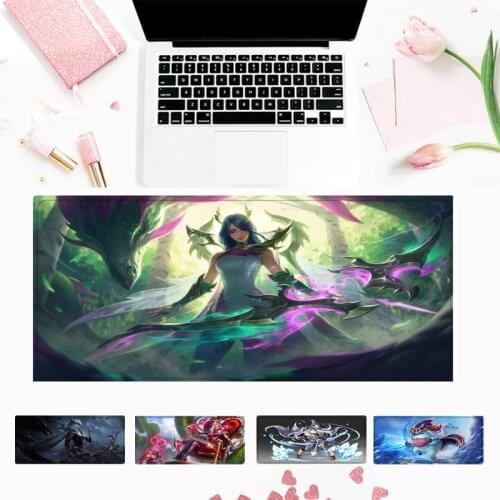 Rubber LOL Ashe Gaming Mouse Pad Gaming MousePad Large Big Mouse Mat Desktop Mat Computer Mouse pad For Overwatch