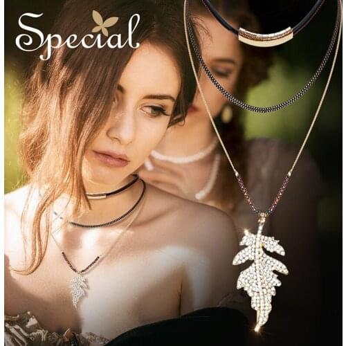 SPECIAL fashion multi-layer niche design short necklace collarbone chain pendant womens accessories S2118N