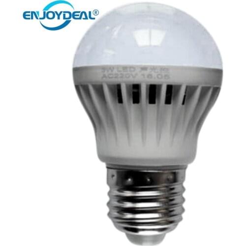 E27 220V LED Smart Sound PIR Motion Sensor Ball Light Globe Bulb Corridor Lamp 3W 5W 7W 9W With 180Degree Light beam angle