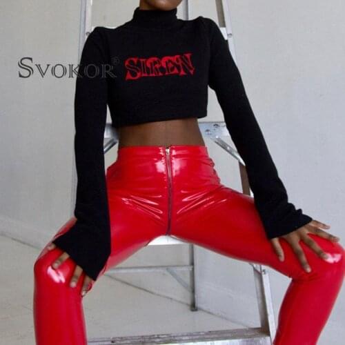 SVOKOR Women's Leather Pants