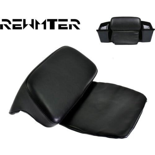 Motorcycle High Quality Parts Tour Pak Backrest Pillow Pad Leather For Harley Touring Road Glide King FLHR FLT 2014-18