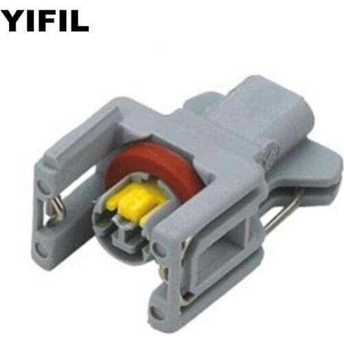 100pcs/lot 2 Pin/Way Auto Fuel Injector Connector Spray Nozzle/oil Atomizer Plug Car Electrical Housing For Delphi 240PC024S8014