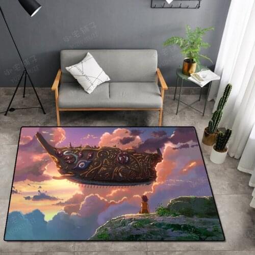 Anime Children Who Chase Lost Voices from Deep Below Door mat Rug Carpet Floor Bedroom Doormat Non-slip Mat Cartoon Gifts