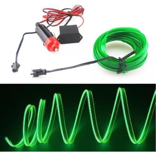 3m Car Interior Accessories Cold Light LED Atmosphere Light Bar for SEAT Peugeot Citroen C-Quatre C-Triomphe Picasso C1 C2 C3 C4