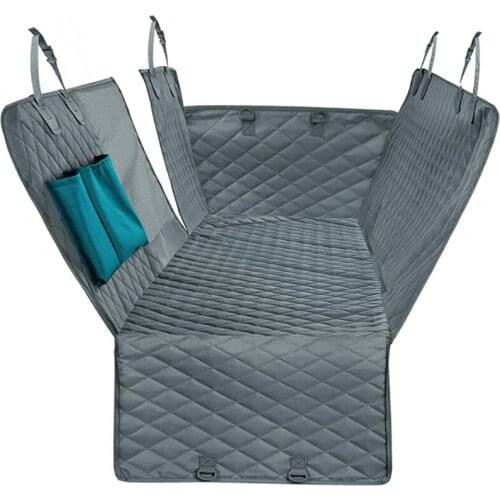 Dropshipping Dog Car Seat Cover Pet Carrier Waterproof With Pet Safety Belt Car Rear Back Seat Mat Hammock Cushion Protector