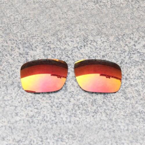 E.O.S Polarized Enhanced Replacement Lenses for Oakley Holbrook Sunglasses - Fire Red Polarized Mirror