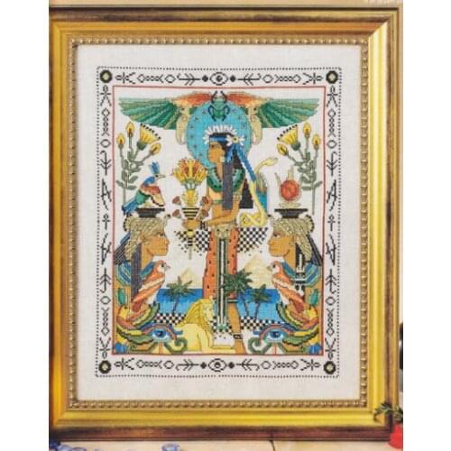 Fishxx Cross-Stitch,portrait Gold81-5[faith]Egypt cotton thread,soluble printing,100% accurate pattern,11CT