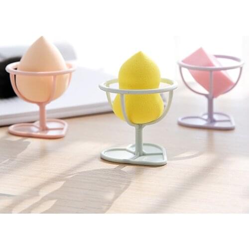 Hot Heart Shape Egg Powder Puff Storage Rack Dryer Makeup Organizer Shelf Tool Kits Makeup Sponge Holder Cosmetic Sponge Stand
