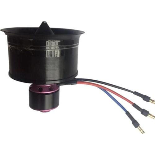 POWERFUN 50Mm 11 Blades Ducted Fan EDF Unit With 3S D2627 Brushless Motor For RC Airplane