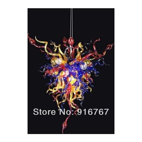 LR092 - Free Shipping Contemporary Latest Design Glass Drop Chandelier