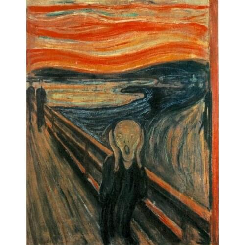 Munch Edward The Scream famous abstract figure oil painting handpainted reproduction on canvas