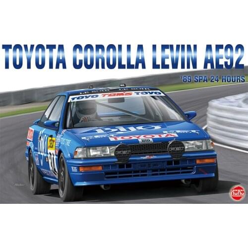 NUNU PN24016 1/24 Toyota Corolla Levin AE92'89 SPA Assembly Car Model Building Kits For Adults Hobby DIY