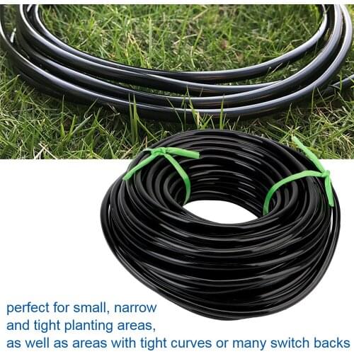 20M Irrigation Tools Watering Hose Micro Irrigation Pipe Garden Drip Pipe PVC 4/7 mm for Lawn Balcony Greenhouse