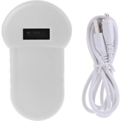 Handheld Protable Pet Chip Reader Scanner Animal Microchip Recognition Reader for Cat Dog Transponders in Cushioned Case