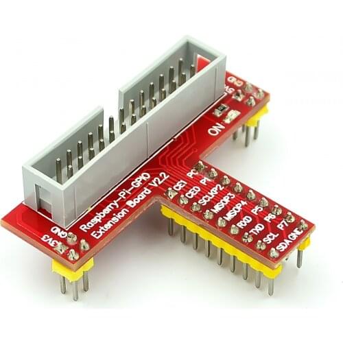 Raspberry Pi GPIO adapter plate for bread plate gold factory direct plug-in version