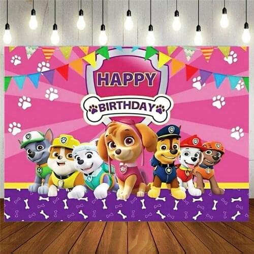 Pink Cartoon Underwater World Kids Birthday Backdrop Decor Octonauts Barnacles Brave Boy Theme Party Photographic Backgroundsr