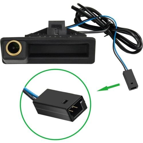 Misayaee Golden HD Rear View Reverse Camera Handle for BMW 3er E36 1er E30 E90 E84 E83 E87 E82 E60 E39 X1 X3 X5 E70 5er 528i E92