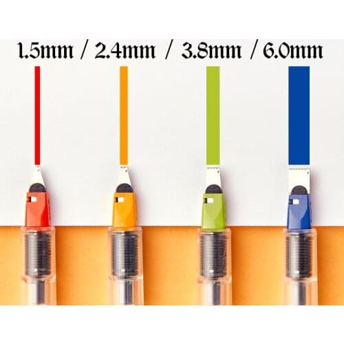 Pilot Parallel Fountain Calligraphy Duckbill Pen FP3-15 Special Art Gothic lettering Font English Art Work Office Stationery