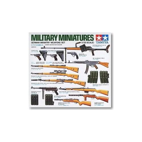 TAMIYA 1/35 scale models 35111 World War II German infantry light weapons package